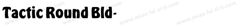Tactic Round Bld字体转换